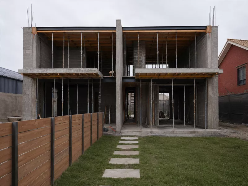 Duplex con piscina — antes · estado original